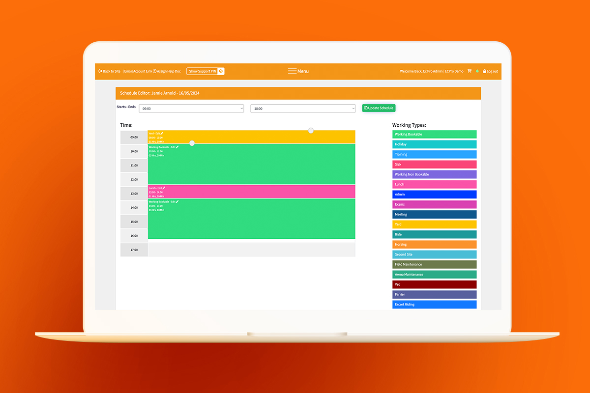 image showing staff scheduling